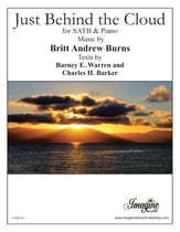 Just Behind the Cloud SATB choral sheet music cover